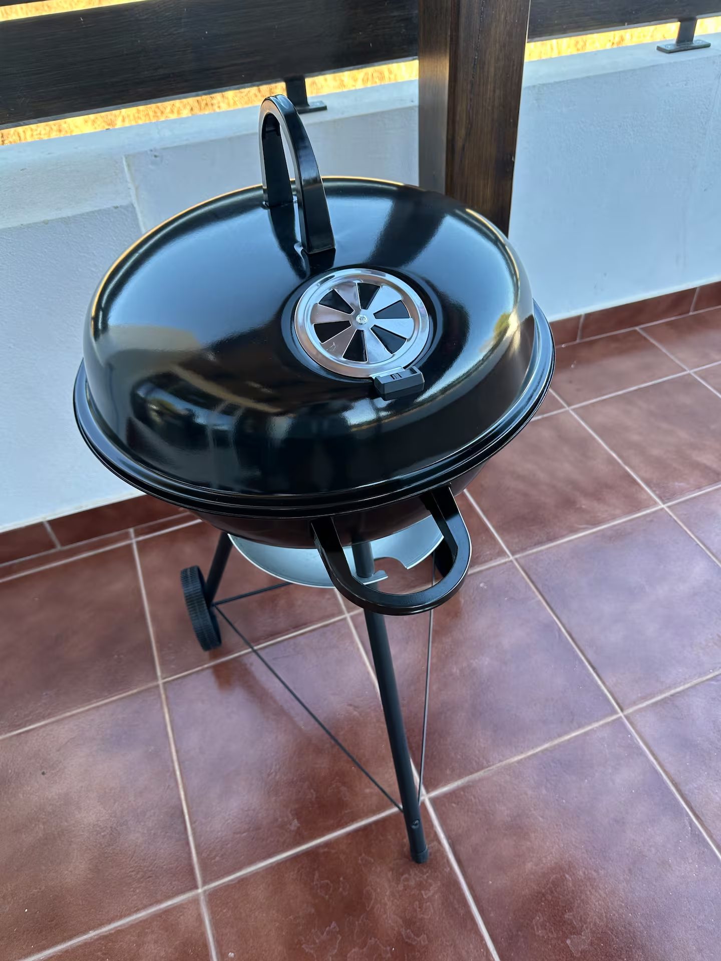 Churrasqueira no terraço